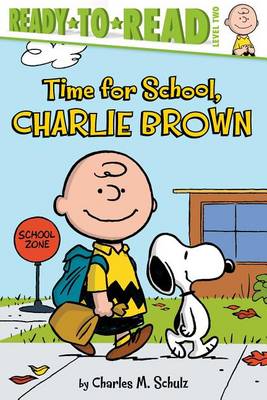 Book cover for Time for School, Charlie Brown