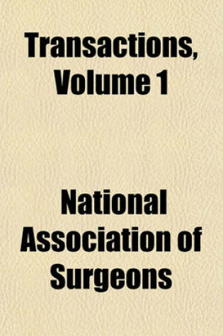 Cover of Transactions Volume 1