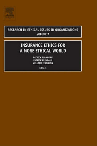 Cover of Insurance Ethics for a More Ethical World