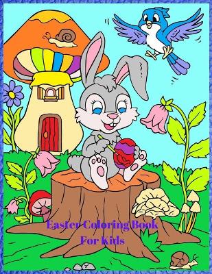 Book cover for Easter Coloring Book For Kids