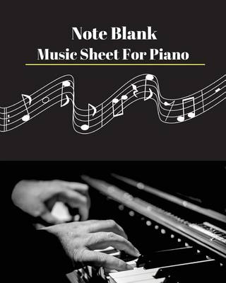 Book cover for Note Blank Music Sheet for Piano V.2