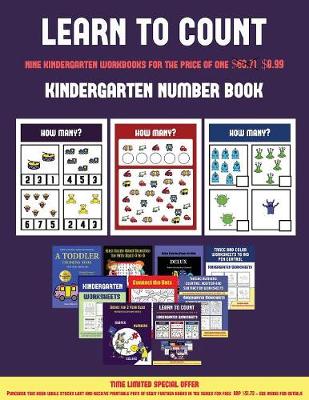 Book cover for Kindergarten Number Book (Learn to count for preschoolers)