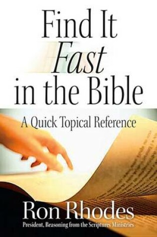 Cover of Find It Fast in the Bible