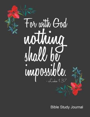 Book cover for For With God Nothing Shall Be Impossible Luke 1