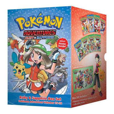 Book cover for Pokémon Adventures Ruby & Sapphire Box Set