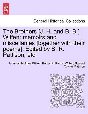 Book cover for The Brothers [J. H. and B. B.] Wiffen