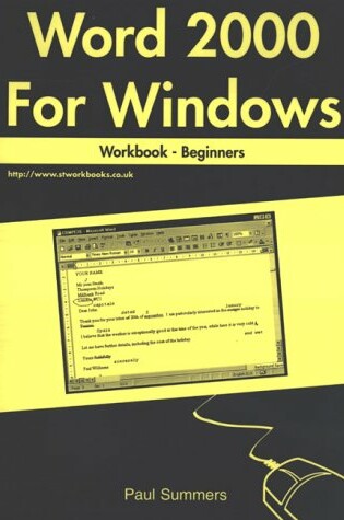 Cover of Word 2000 for Windows Workbook