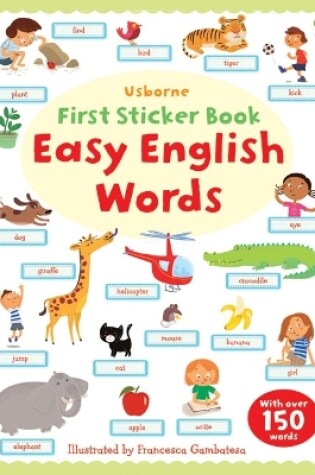 Cover of First Sticker Book Easy English Words