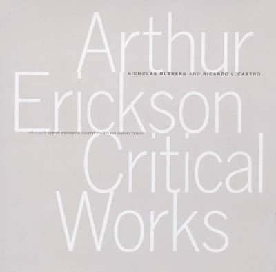 Book cover for Arthur Erickson