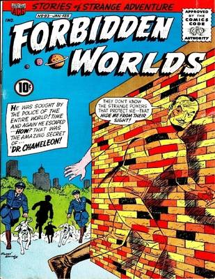 Book cover for Forbidden Worlds Number 93 Horror Comic Book