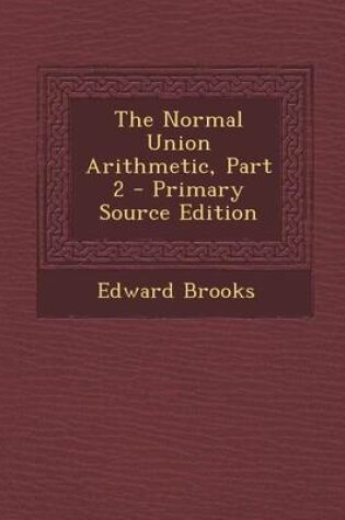 Cover of Normal Union Arithmetic, Part 2