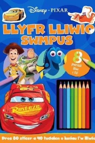 Cover of Disney Pixar: Llyfr Lliwio Swmpus