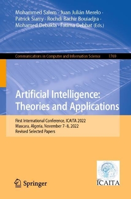 Book cover for Artificial Intelligence: Theories and Applications