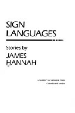 Cover of Sign Languages