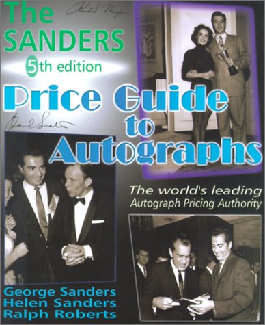 Book cover for Sander's Price Guide to Autographs