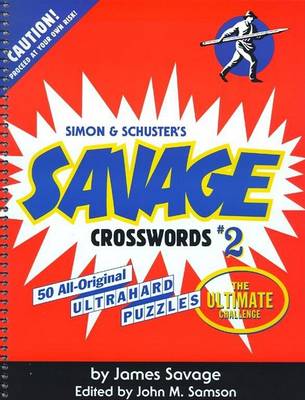 Book cover for Savage Crosswords 2