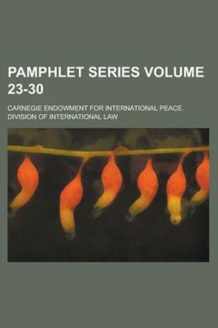 Cover of Pamphlet Series Volume 23-30