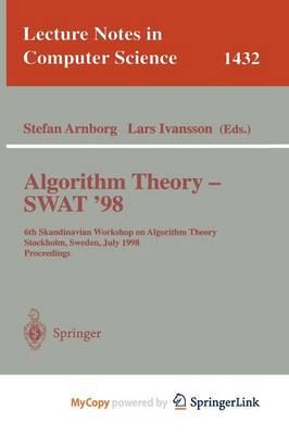 Book cover for Algorithm Theory - Swat'98