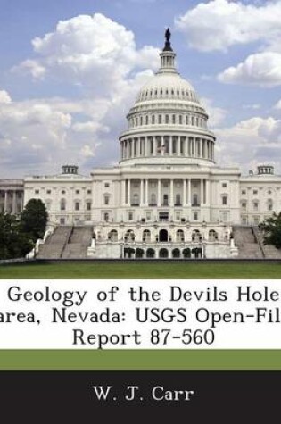 Cover of Geology of the Devils Hole Area, Nevada