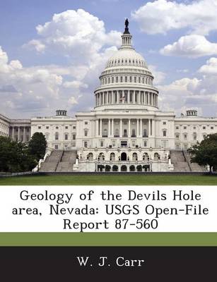 Book cover for Geology of the Devils Hole Area, Nevada