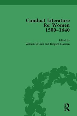 Book cover for Conduct Literature for Women, Part I, 1540-1640 vol 3