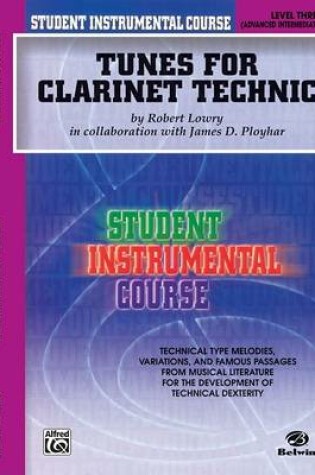 Cover of Tunes for Clarinet Technic, Level III