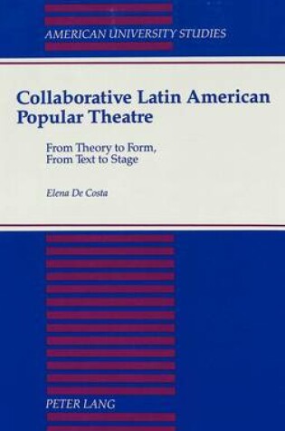 Cover of Collaborative Latin American Popular Theatre