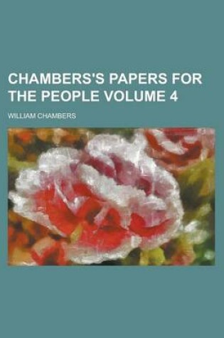 Cover of Chambers's Papers for the People Volume 4