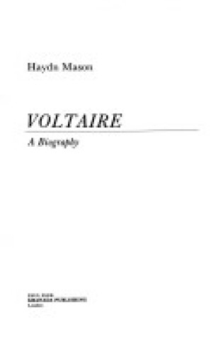 Cover of Voltaire