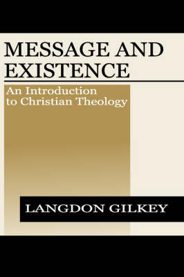 Book cover for Message and Existence