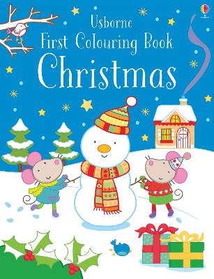 Book cover for First Colouring Book Christmas