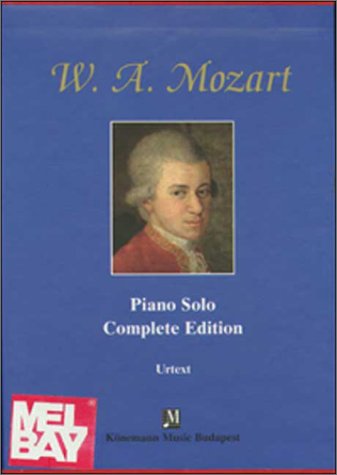 Book cover for Mozart: Piano Solo Complete