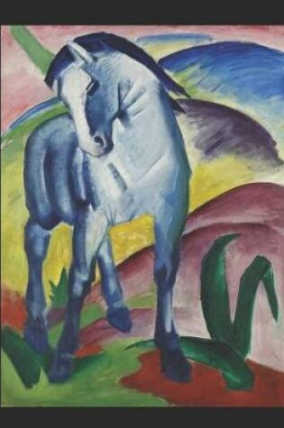 Cover of Agenda Cavallo Blu Franz Marc
