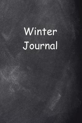 Cover of Winter Journal Chalkboard Design