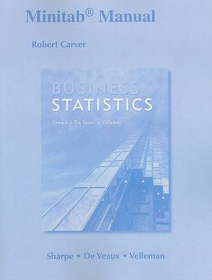 Book cover for Minitab Manual for Business Statistics