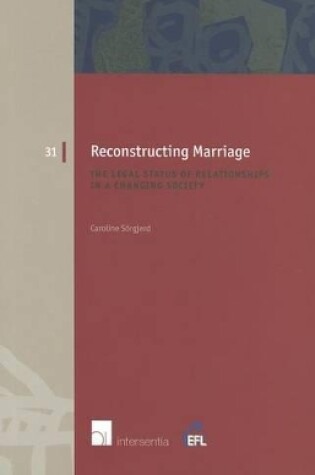 Cover of Reconstructing Marriage