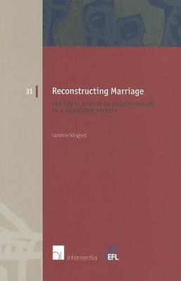 Cover of Reconstructing Marriage