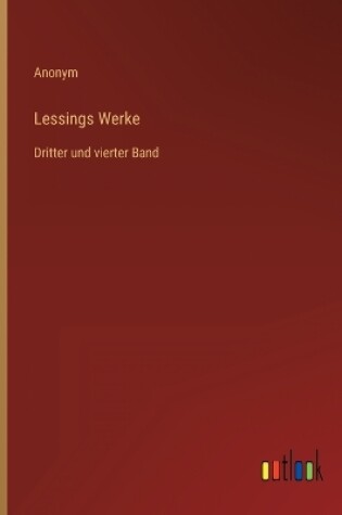 Cover of Lessings Werke