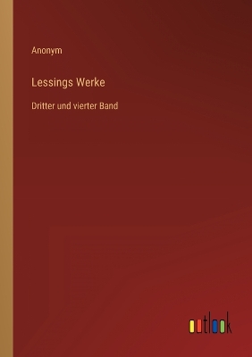 Book cover for Lessings Werke