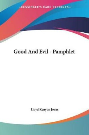 Cover of Good And Evil - Pamphlet