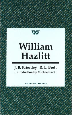 Book cover for William Hazlitt