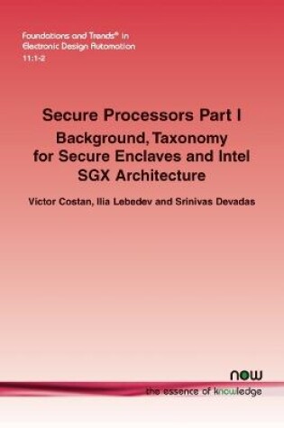 Cover of Secure Processors Part I