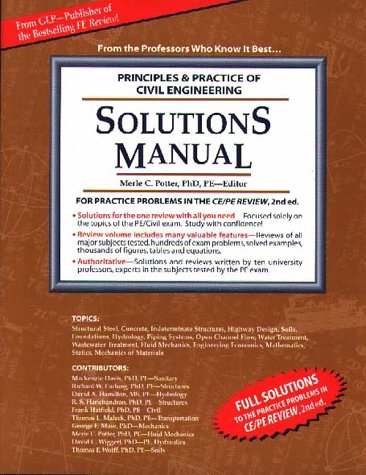 Book cover for Principles & Practice of Civil Engineering Solutions