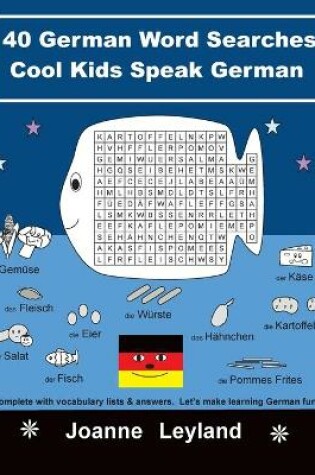 Cover of 40 German Word Searches Cool Kids Speak German