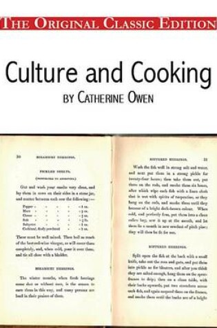 Cover of Culture and Cooking by Catherine Owen - The Original Classic Edition