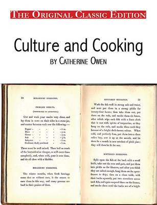 Book cover for Culture and Cooking by Catherine Owen - The Original Classic Edition