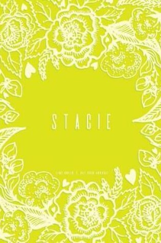 Cover of Stacie - Lime Green Dot Grid Journal