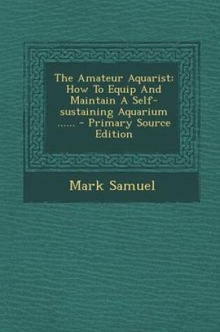 Cover of The Amateur Aquarist
