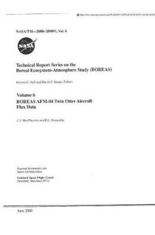 Cover of Boreas Afm-04 Twin Otter Aircraft Flux Data