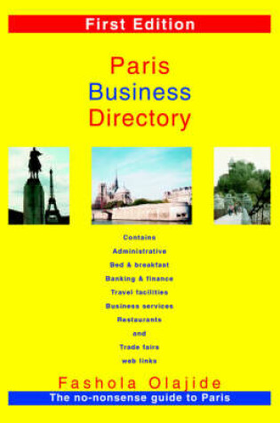 Cover of Paris Business Directory